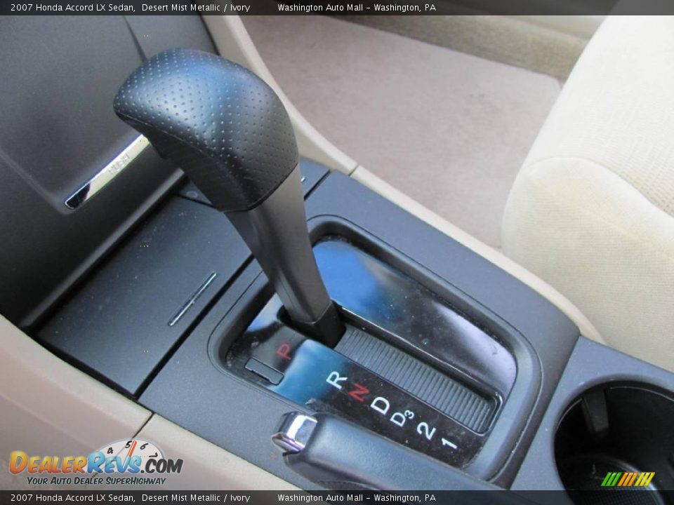 2007 Honda Accord LX Sedan Desert Mist Metallic / Ivory Photo #14