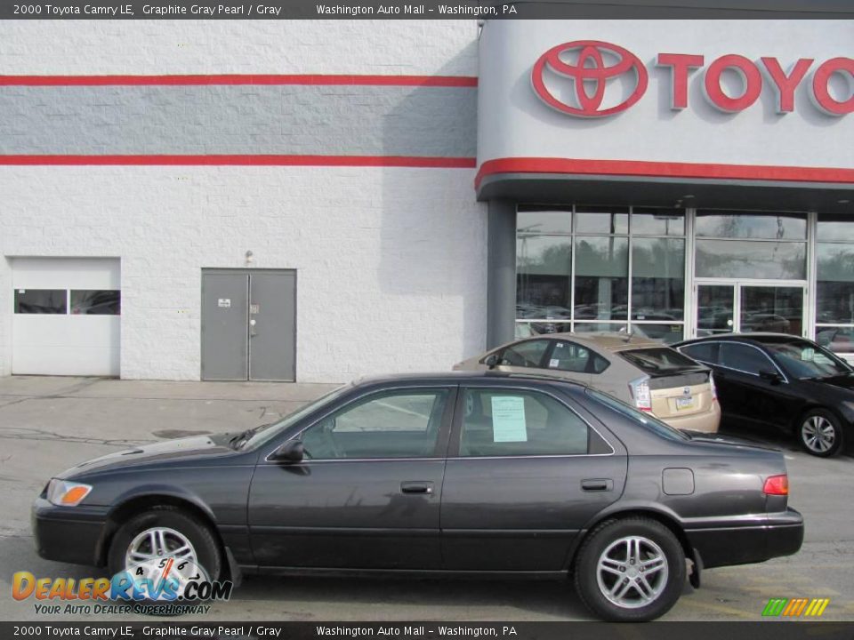 2000 Toyota Camry LE Graphite Gray Pearl / Gray Photo #2