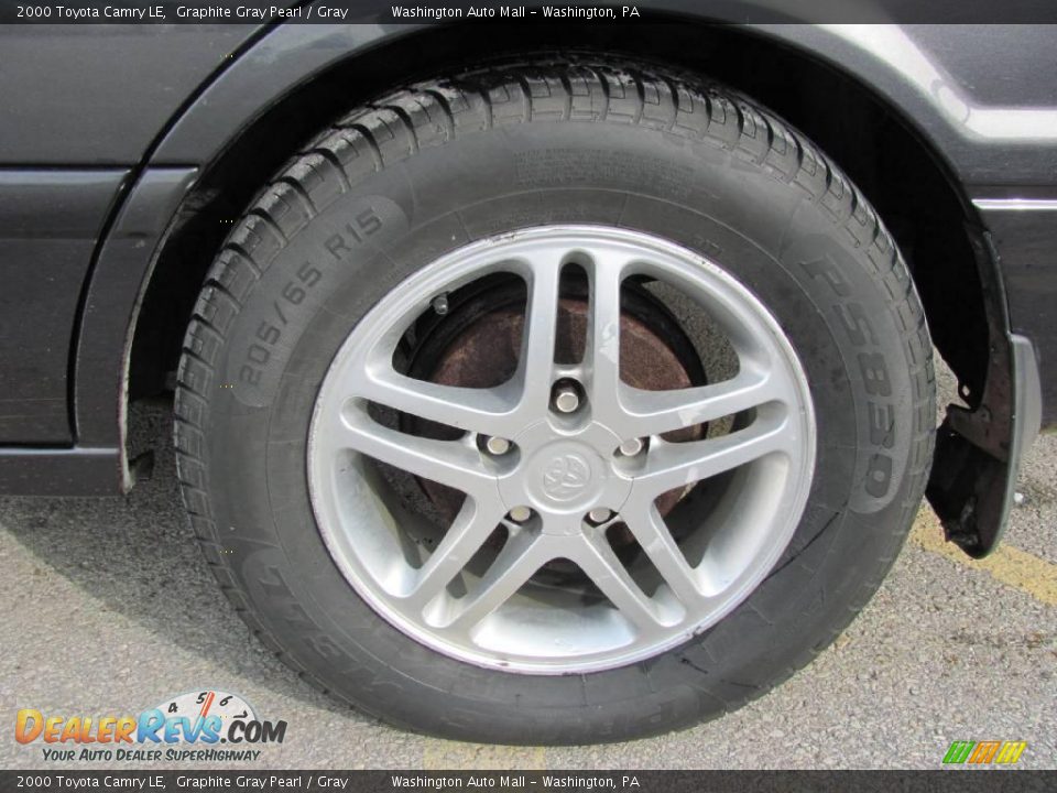 2000 Toyota Camry LE Graphite Gray Pearl / Gray Photo #3