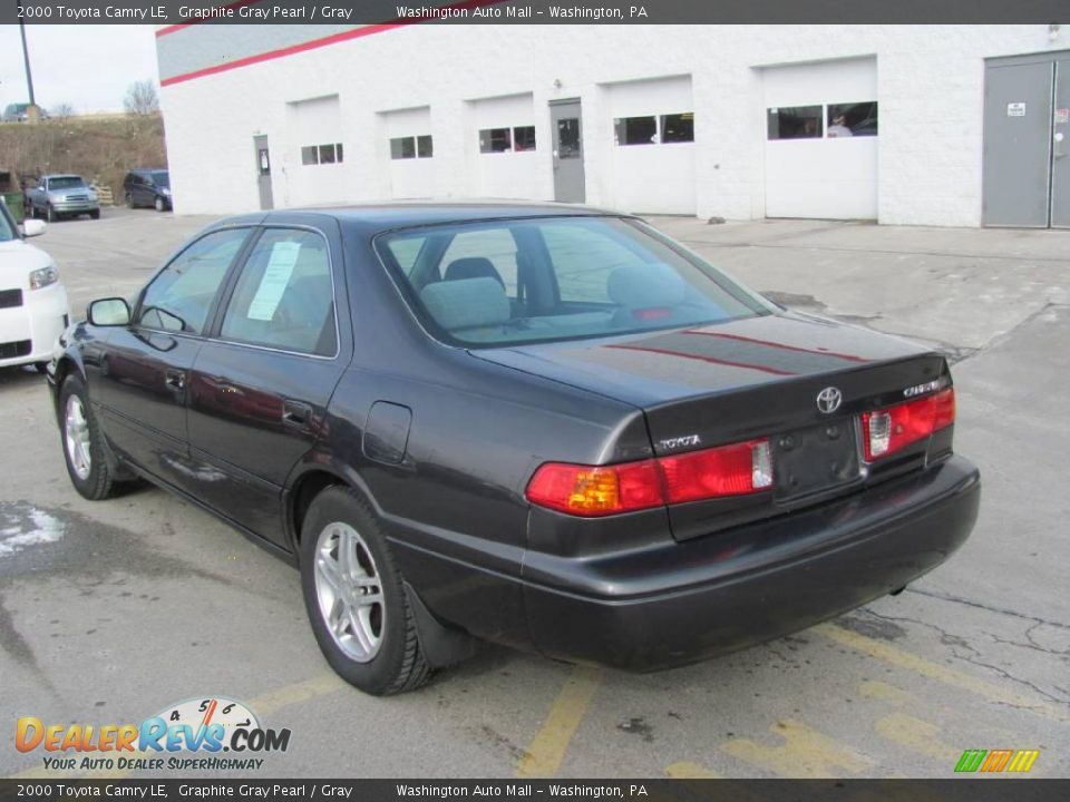 2000 Toyota Camry LE Graphite Gray Pearl / Gray Photo #4