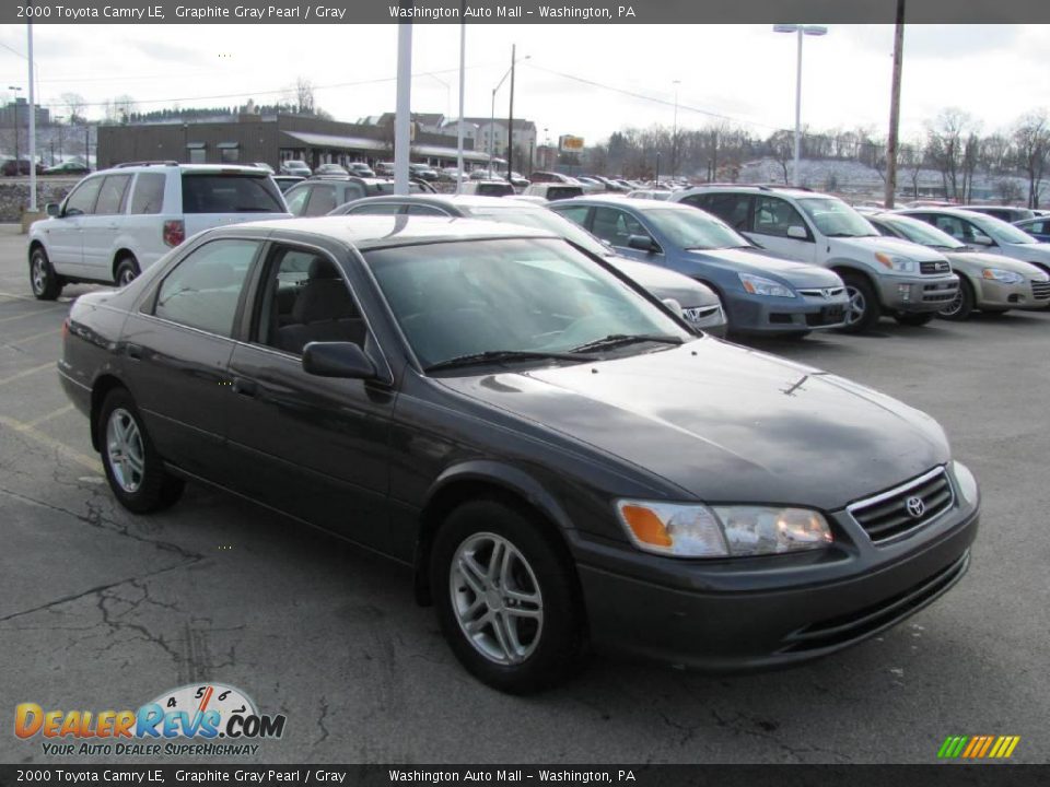 2000 Toyota Camry LE Graphite Gray Pearl / Gray Photo #9