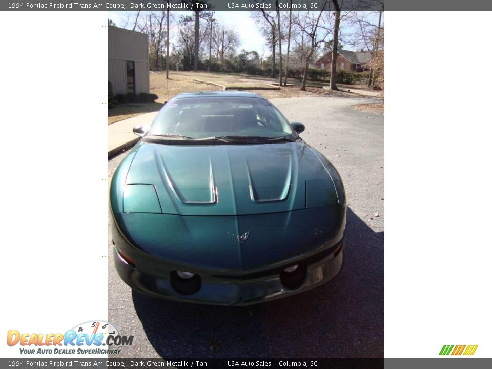 1994 Pontiac Firebird Trans Am Coupe Dark Green Metallic / Tan Photo #4