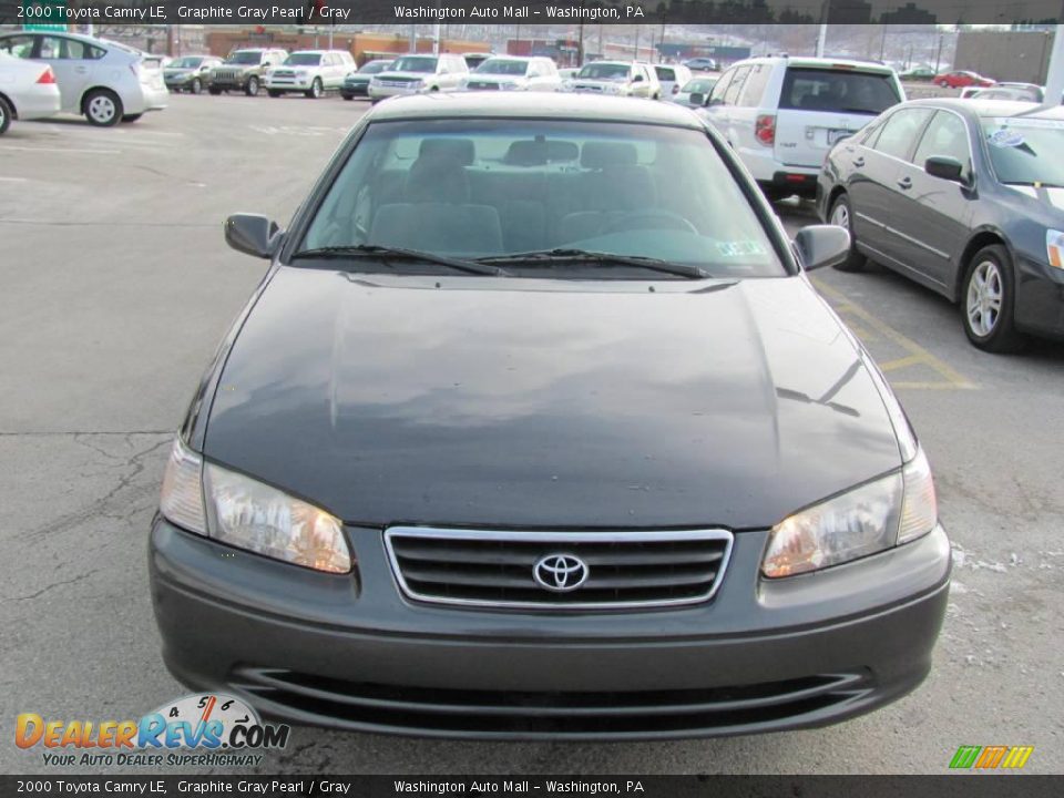 2000 Toyota Camry LE Graphite Gray Pearl / Gray Photo #10