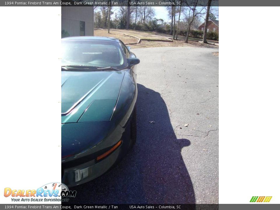 1994 Pontiac Firebird Trans Am Coupe Dark Green Metallic / Tan Photo #5