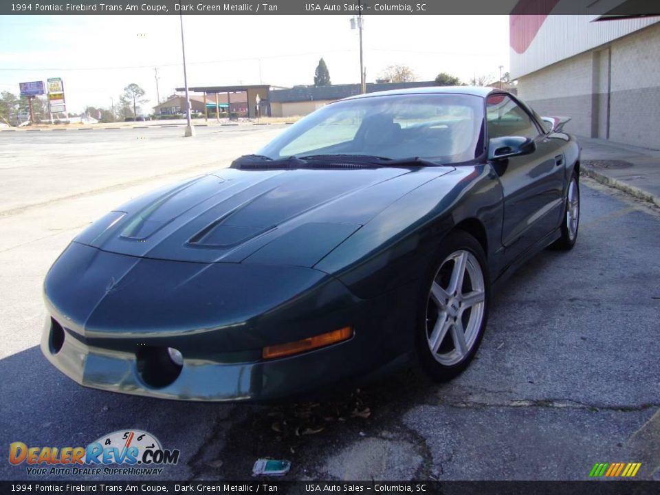 1994 Pontiac Firebird Trans Am Coupe Dark Green Metallic / Tan Photo #7