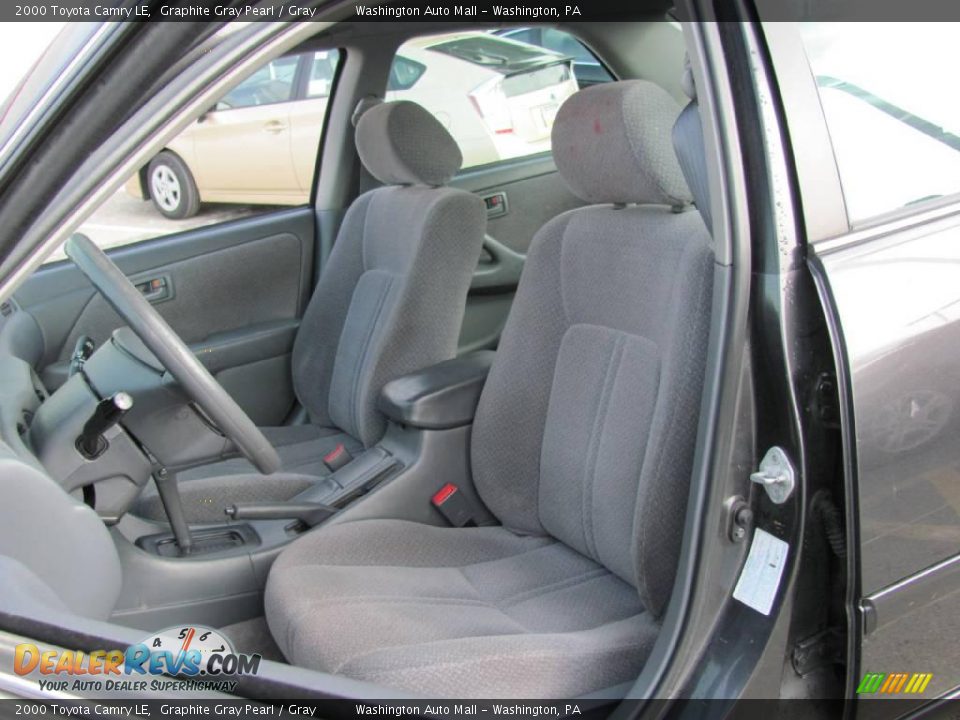 2000 Toyota Camry LE Graphite Gray Pearl / Gray Photo #14