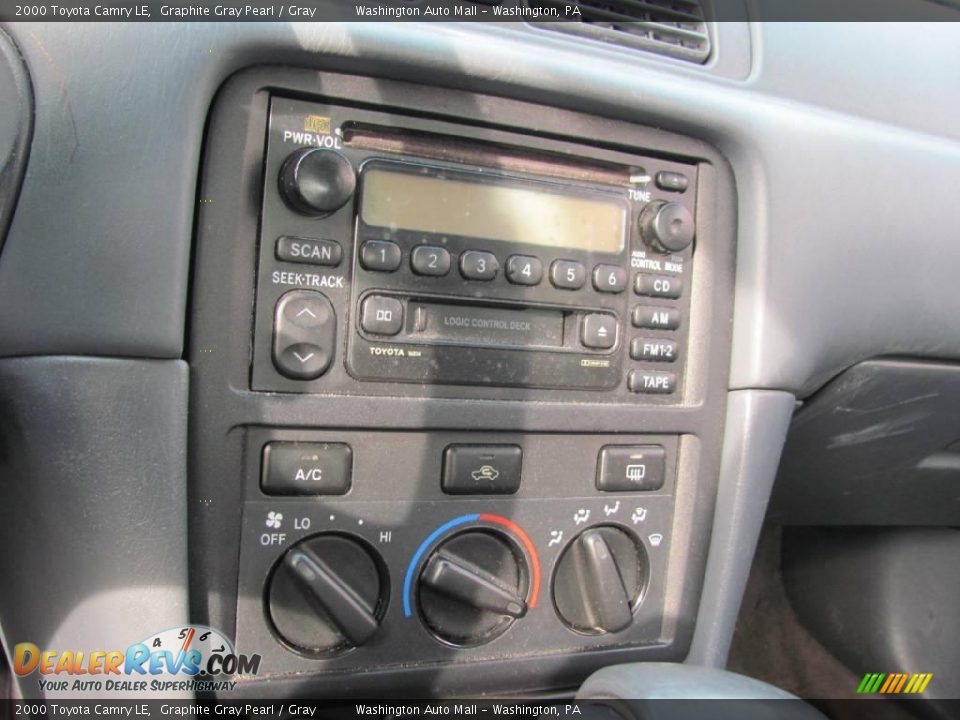 2000 Toyota Camry LE Graphite Gray Pearl / Gray Photo #15