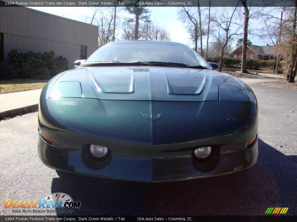 1994 Pontiac Firebird Trans Am Coupe Dark Green Metallic / Tan Photo #11