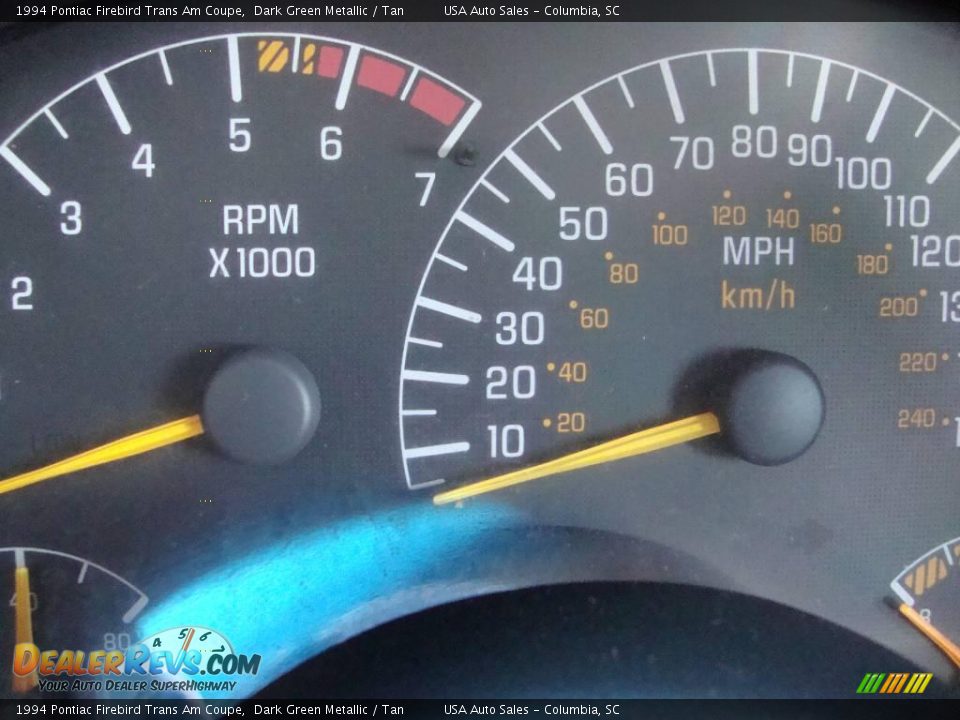 1994 Pontiac Firebird Trans Am Coupe Dark Green Metallic / Tan Photo #20