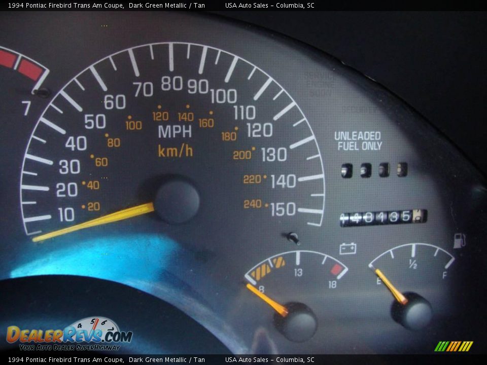 1994 Pontiac Firebird Trans Am Coupe Dark Green Metallic / Tan Photo #21