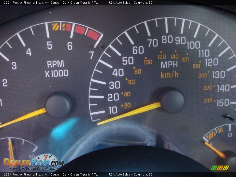 1994 Pontiac Firebird Trans Am Coupe Dark Green Metallic / Tan Photo #22