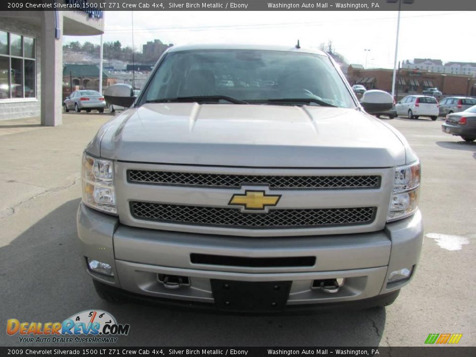 2009 Chevrolet Silverado 1500 LT Z71 Crew Cab 4x4 Silver Birch Metallic / Ebony Photo #9