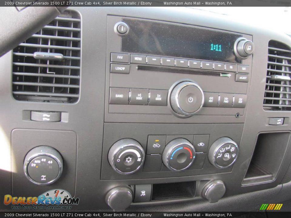 2009 Chevrolet Silverado 1500 LT Z71 Crew Cab 4x4 Silver Birch Metallic / Ebony Photo #14