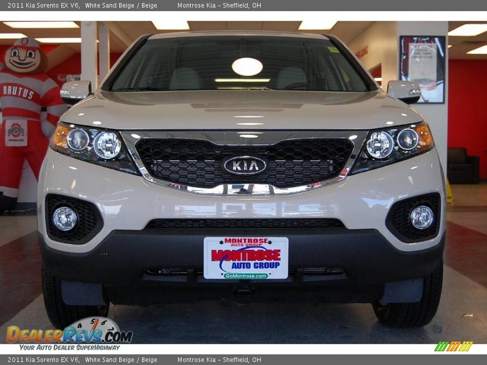 2011 Kia Sorento EX V6 White Sand Beige / Beige Photo #12