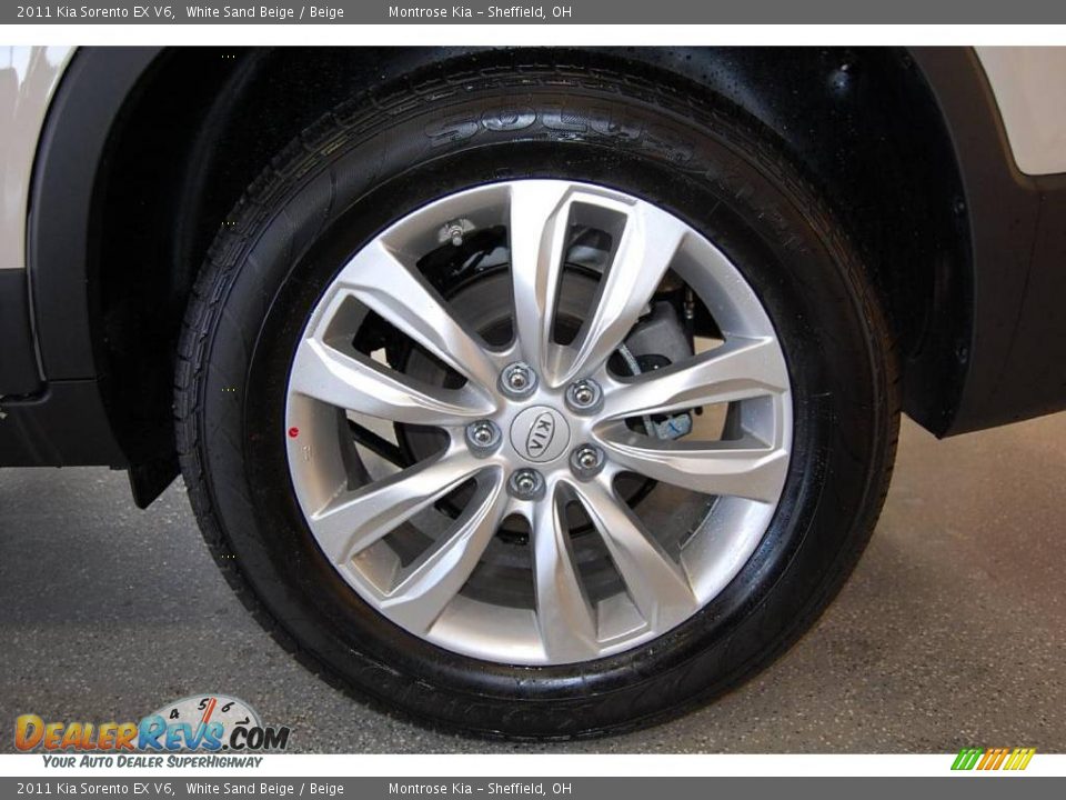 2011 Kia Sorento EX V6 White Sand Beige / Beige Photo #31