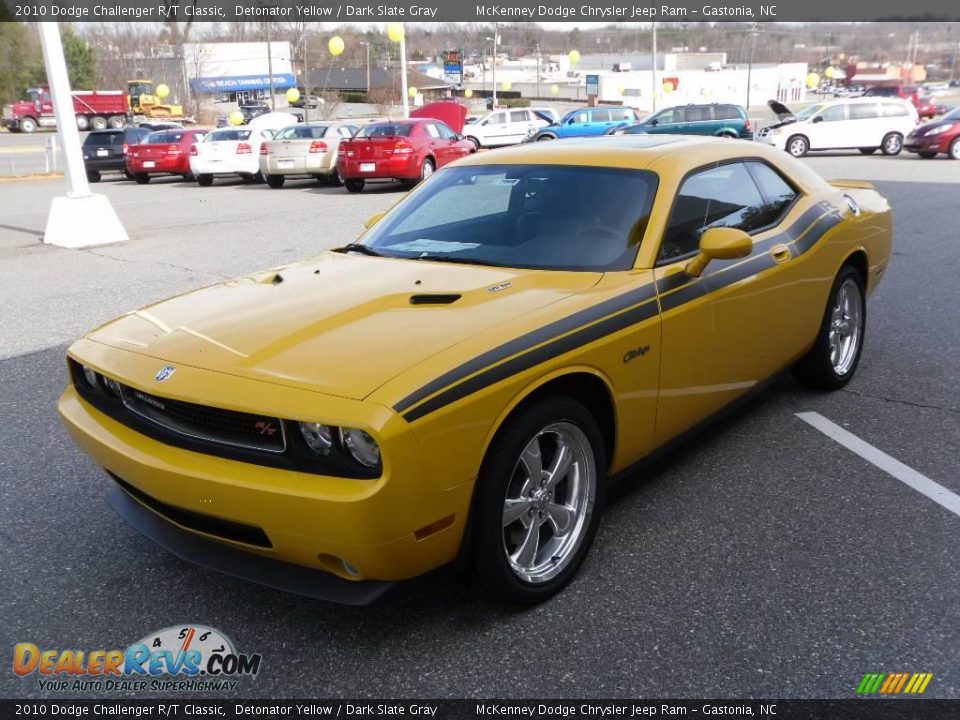 2010 Dodge Challenger R/T Classic Detonator Yellow / Dark Slate Gray Photo #1