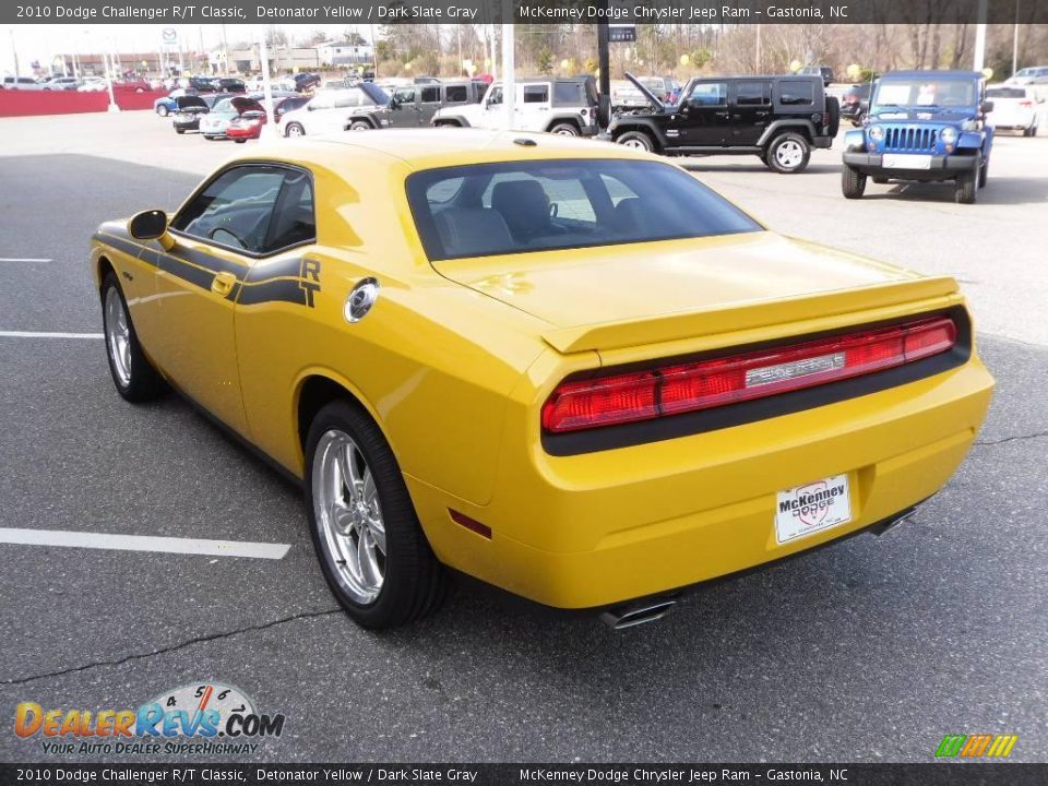 2010 Dodge Challenger R/T Classic Detonator Yellow / Dark Slate Gray Photo #2