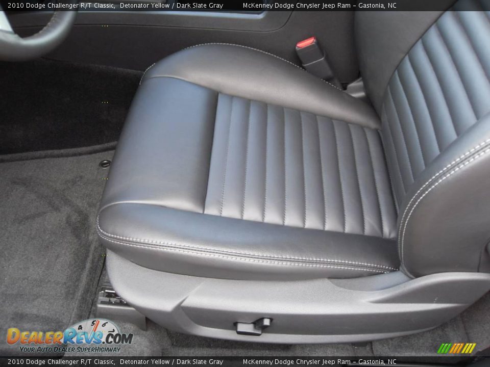 2010 Dodge Challenger R/T Classic Detonator Yellow / Dark Slate Gray Photo #8