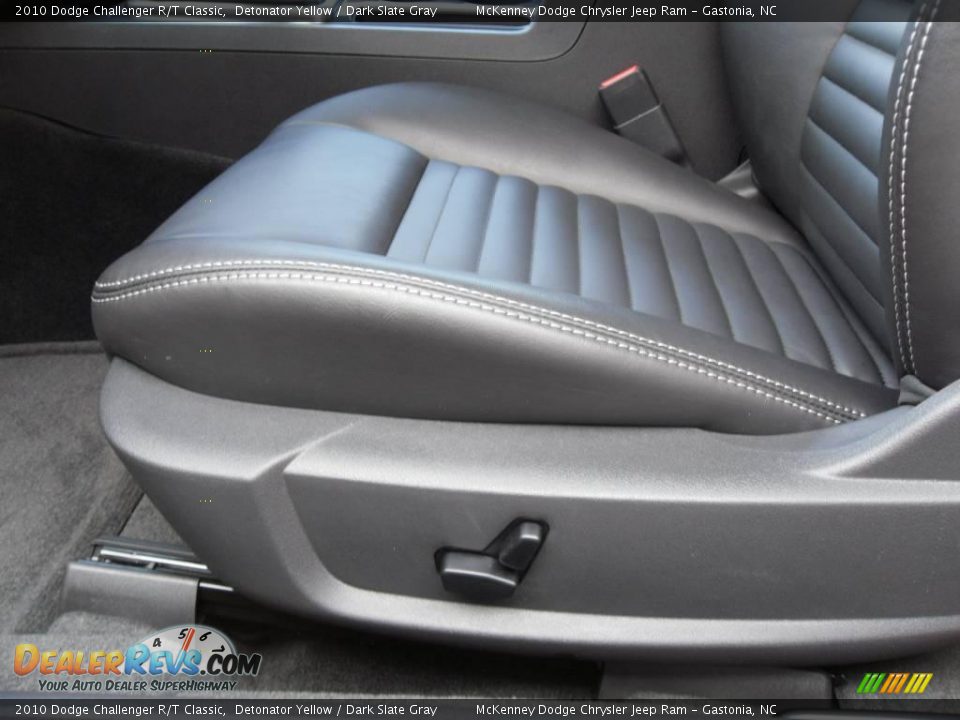 2010 Dodge Challenger R/T Classic Detonator Yellow / Dark Slate Gray Photo #9