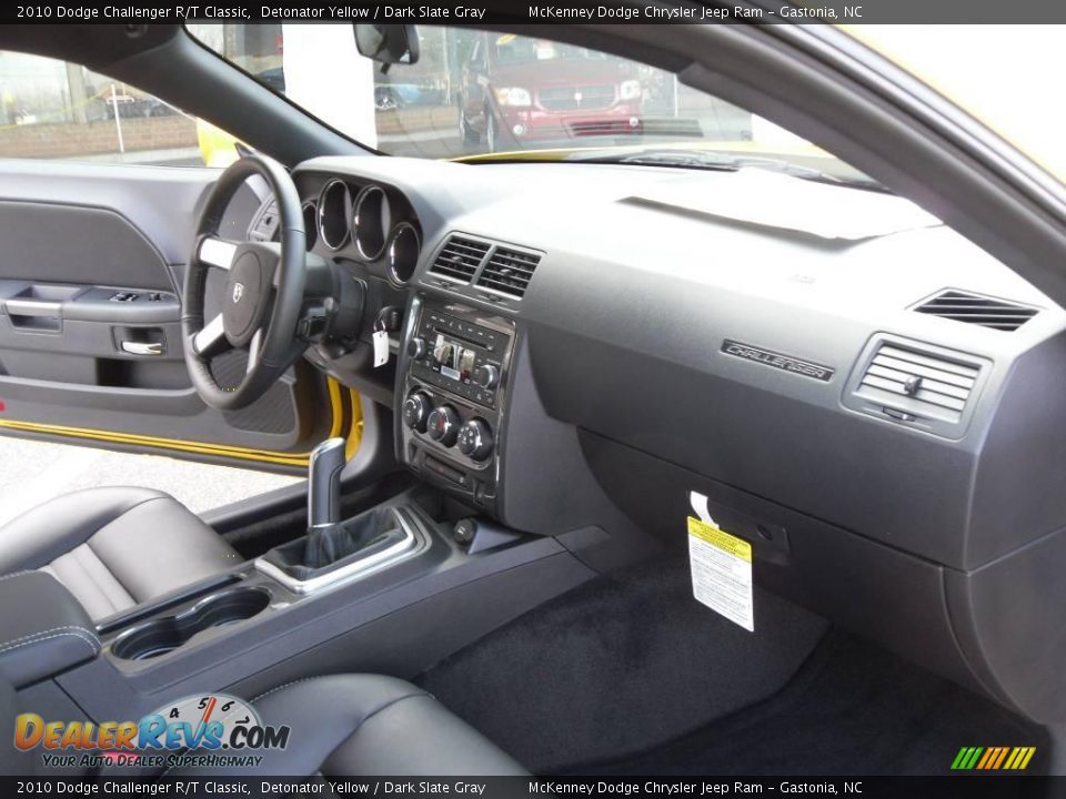 2010 Dodge Challenger R/T Classic Detonator Yellow / Dark Slate Gray Photo #13
