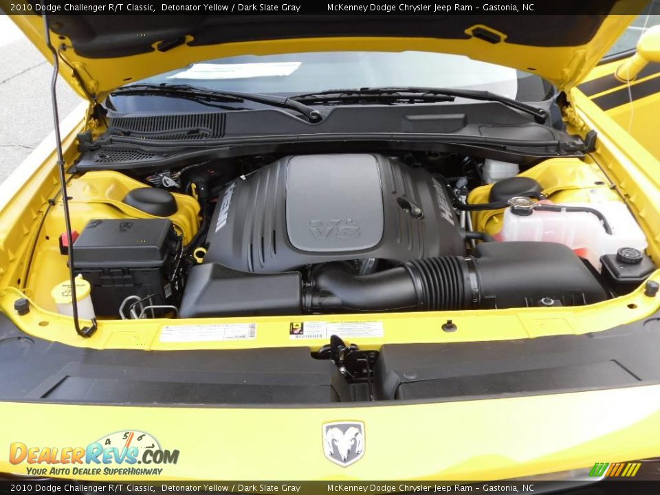 2010 Dodge Challenger R/T Classic Detonator Yellow / Dark Slate Gray Photo #19