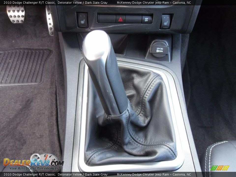 2010 Dodge Challenger R/T Classic Detonator Yellow / Dark Slate Gray Photo #22