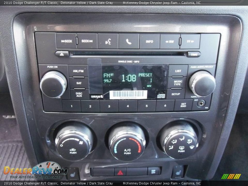 2010 Dodge Challenger R/T Classic Detonator Yellow / Dark Slate Gray Photo #23