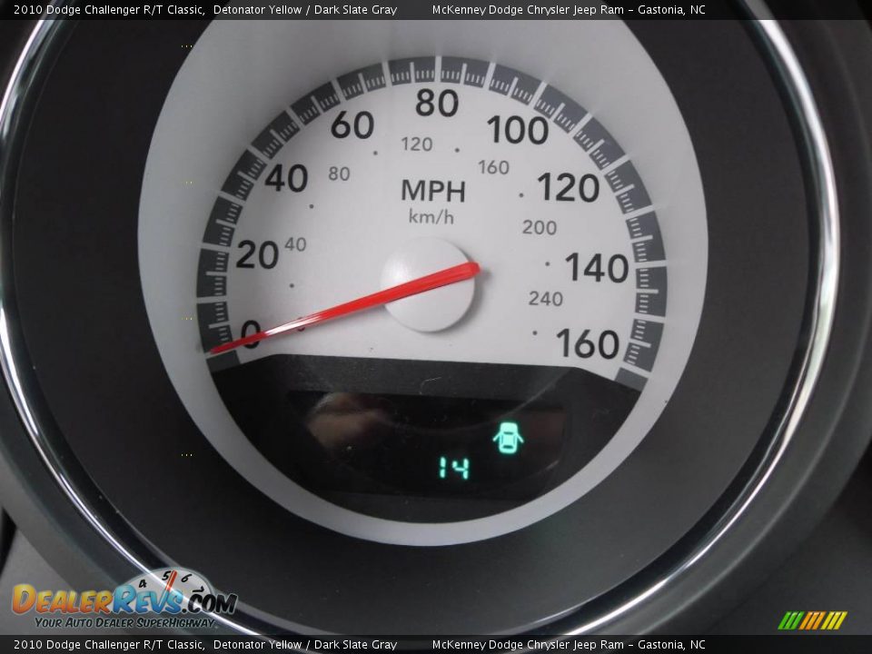 2010 Dodge Challenger R/T Classic Detonator Yellow / Dark Slate Gray Photo #24