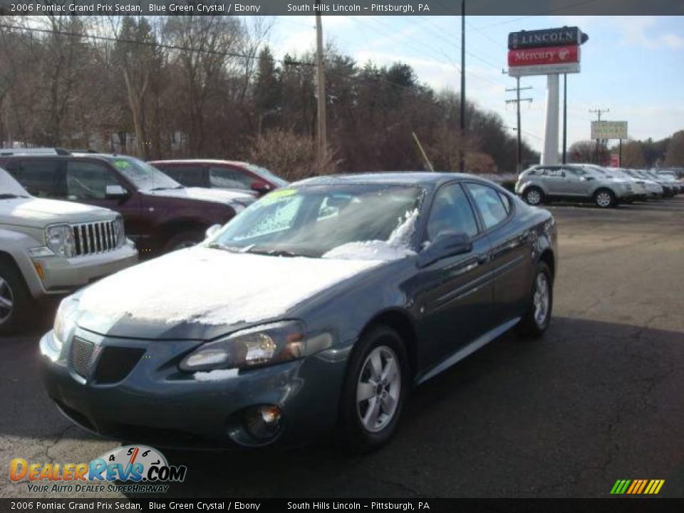 2006 Pontiac Grand Prix Sedan Blue Green Crystal / Ebony Photo #1