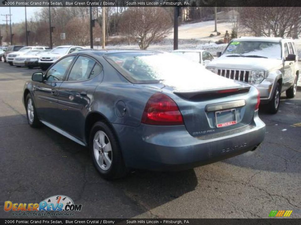 2006 Pontiac Grand Prix Sedan Blue Green Crystal / Ebony Photo #2
