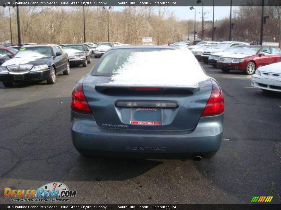 2006 Pontiac Grand Prix Sedan Blue Green Crystal / Ebony Photo #3