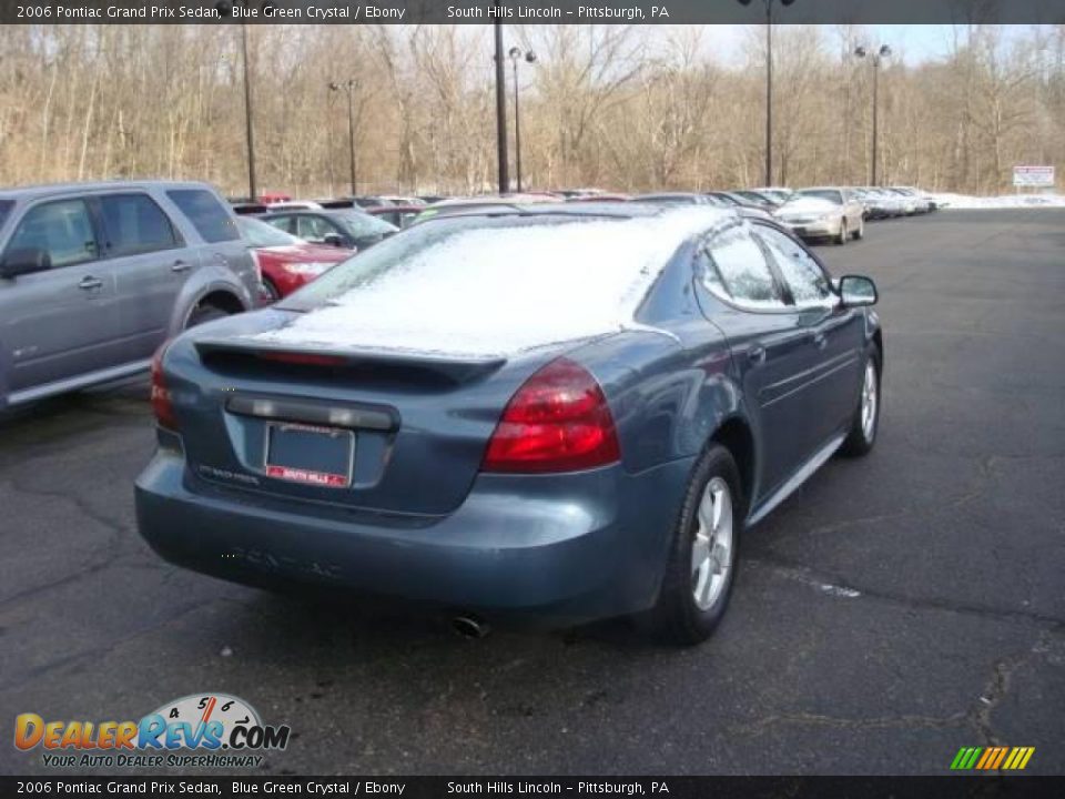 2006 Pontiac Grand Prix Sedan Blue Green Crystal / Ebony Photo #4