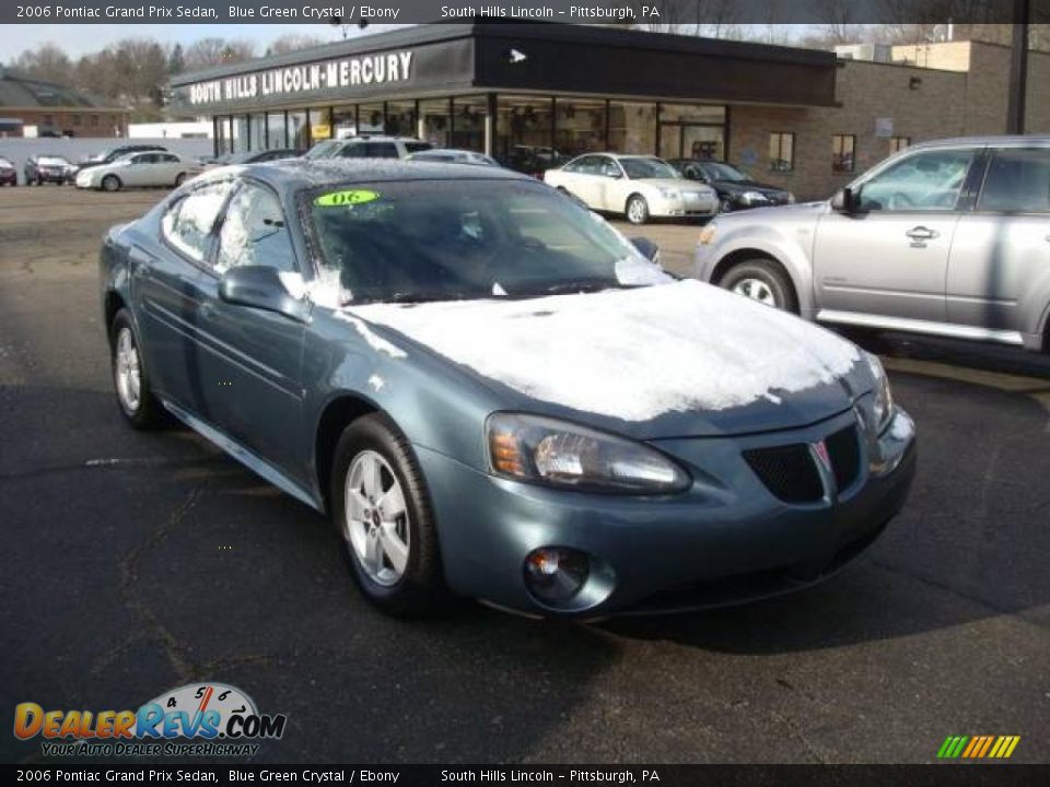 2006 Pontiac Grand Prix Sedan Blue Green Crystal / Ebony Photo #5