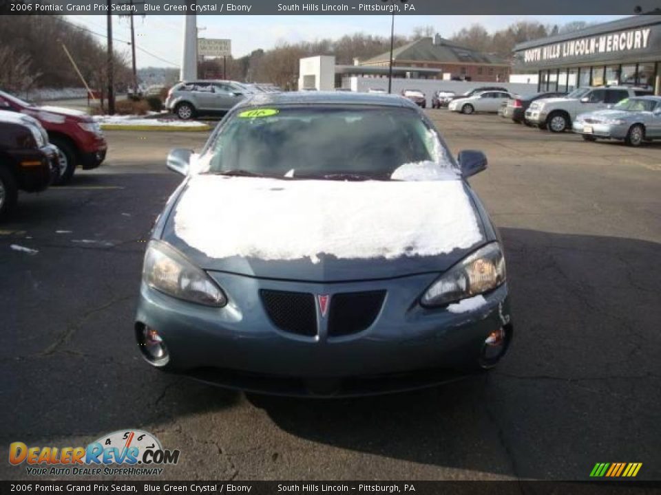 2006 Pontiac Grand Prix Sedan Blue Green Crystal / Ebony Photo #6