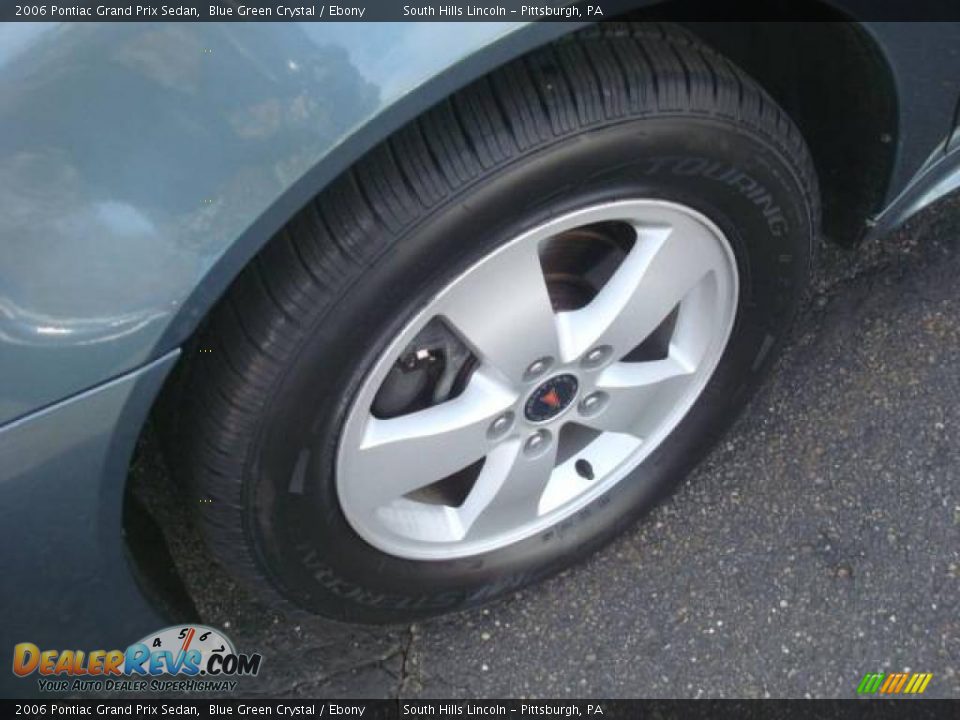 2006 Pontiac Grand Prix Sedan Blue Green Crystal / Ebony Photo #7