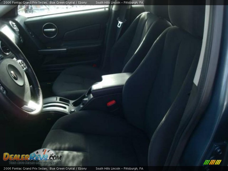 2006 Pontiac Grand Prix Sedan Blue Green Crystal / Ebony Photo #8