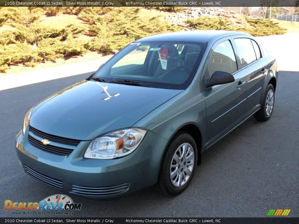 2010 Chevrolet Cobalt LS Sedan Silver Moss Metallic / Gray Photo #1