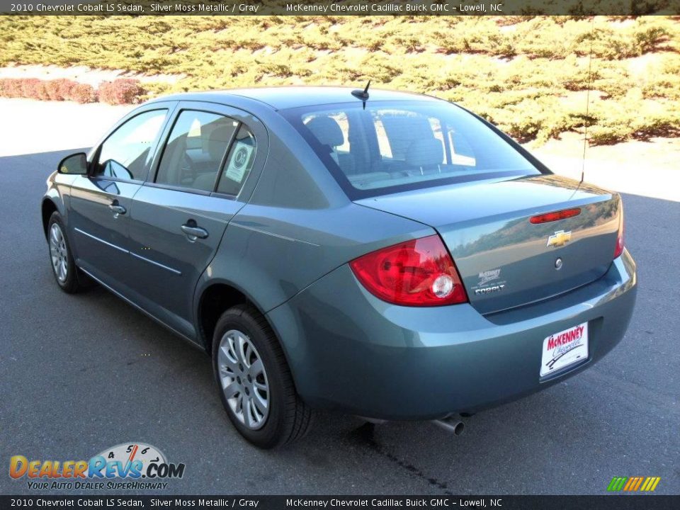 2010 Chevrolet Cobalt LS Sedan Silver Moss Metallic / Gray Photo #2