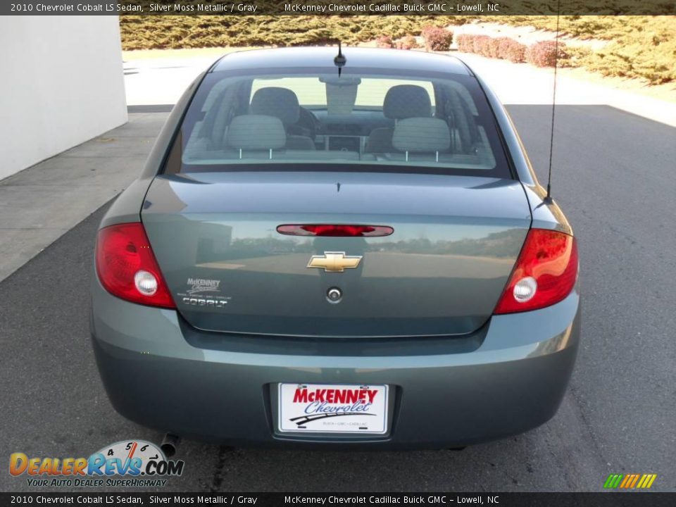 2010 Chevrolet Cobalt LS Sedan Silver Moss Metallic / Gray Photo #3