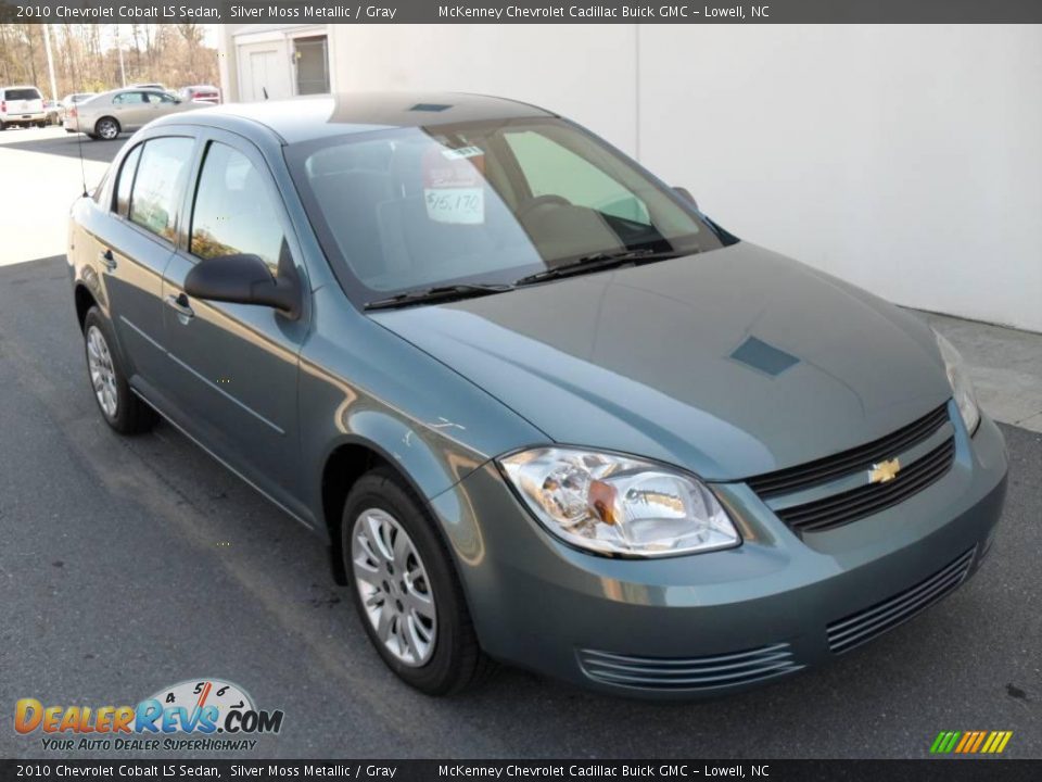 2010 Chevrolet Cobalt LS Sedan Silver Moss Metallic / Gray Photo #5