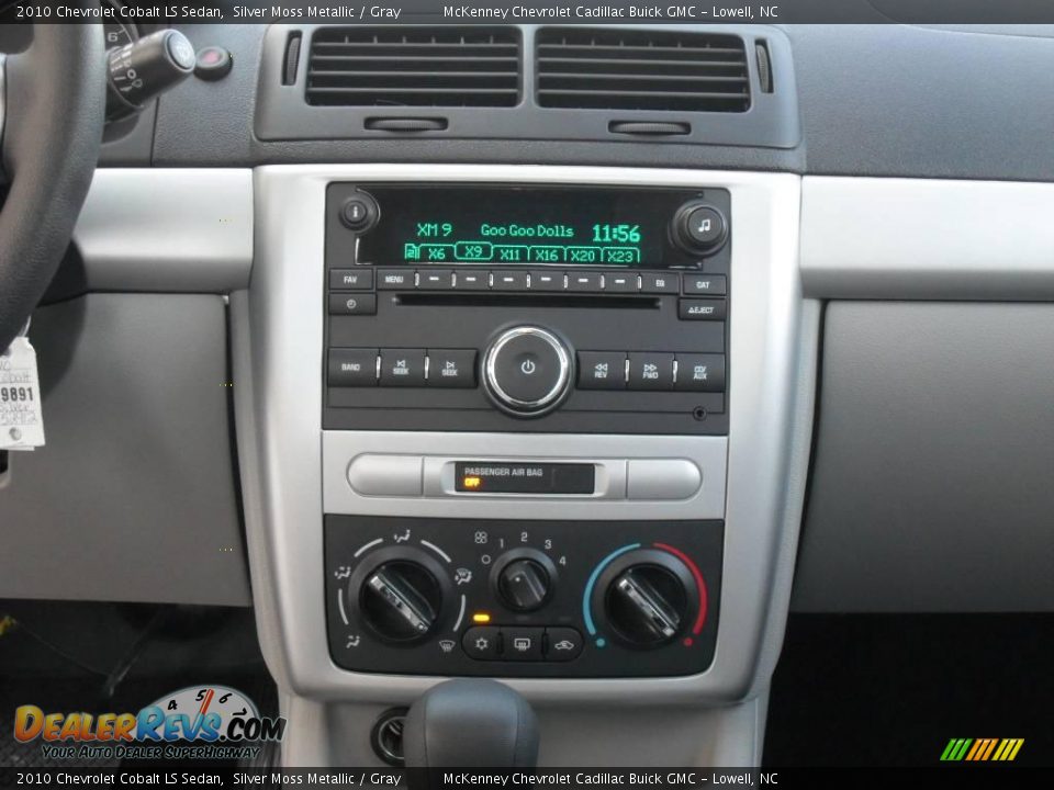 2010 Chevrolet Cobalt LS Sedan Silver Moss Metallic / Gray Photo #12