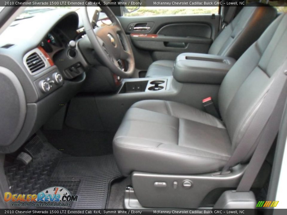 2010 Chevrolet Silverado 1500 LTZ Extended Cab 4x4 Summit White / Ebony Photo #7