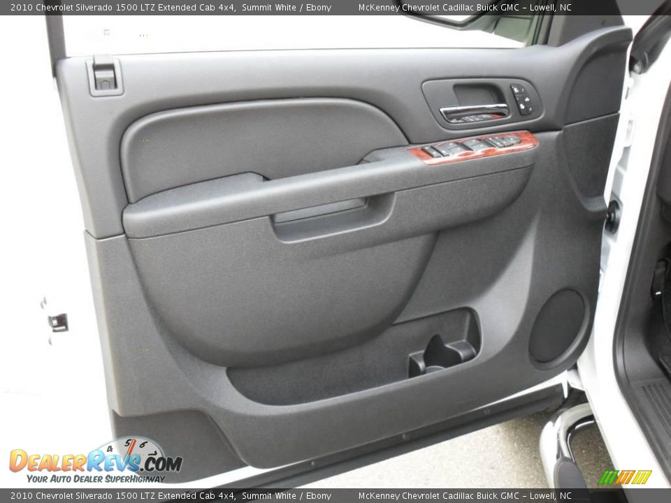 2010 Chevrolet Silverado 1500 LTZ Extended Cab 4x4 Summit White / Ebony Photo #9