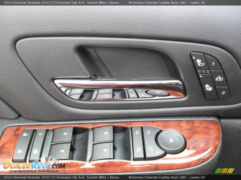 2010 Chevrolet Silverado 1500 LTZ Extended Cab 4x4 Summit White / Ebony Photo #10