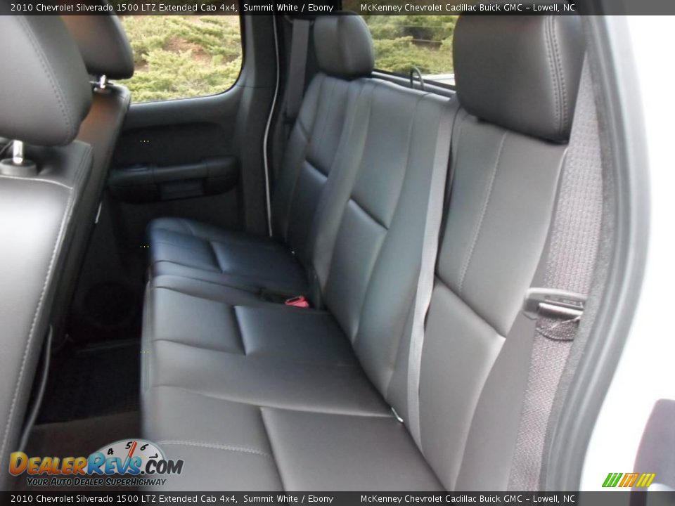 2010 Chevrolet Silverado 1500 LTZ Extended Cab 4x4 Summit White / Ebony Photo #13
