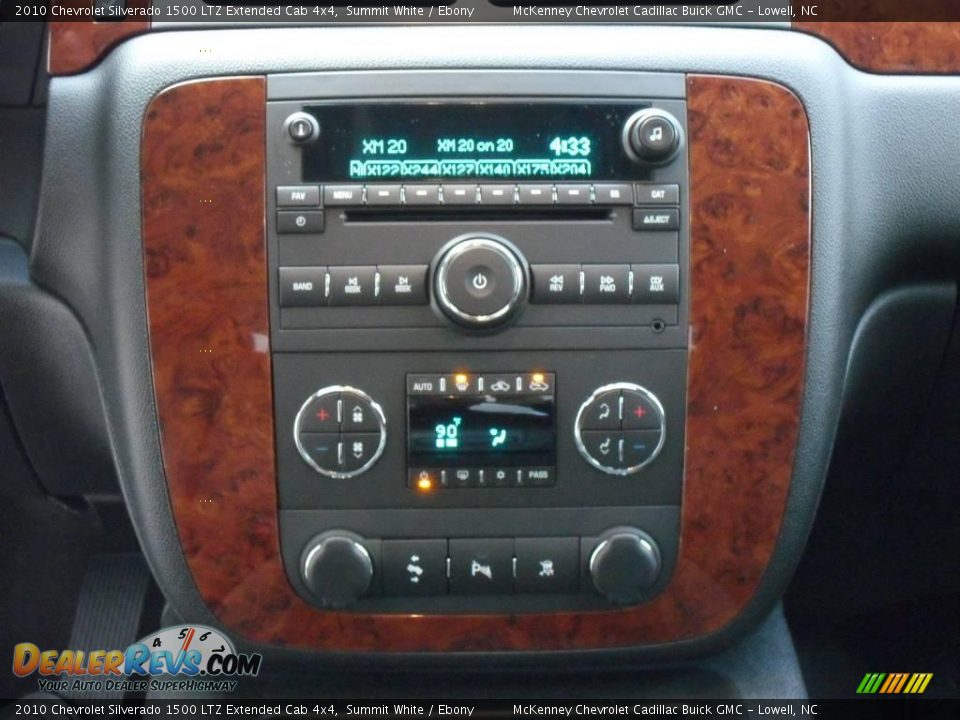 2010 Chevrolet Silverado 1500 LTZ Extended Cab 4x4 Summit White / Ebony Photo #15