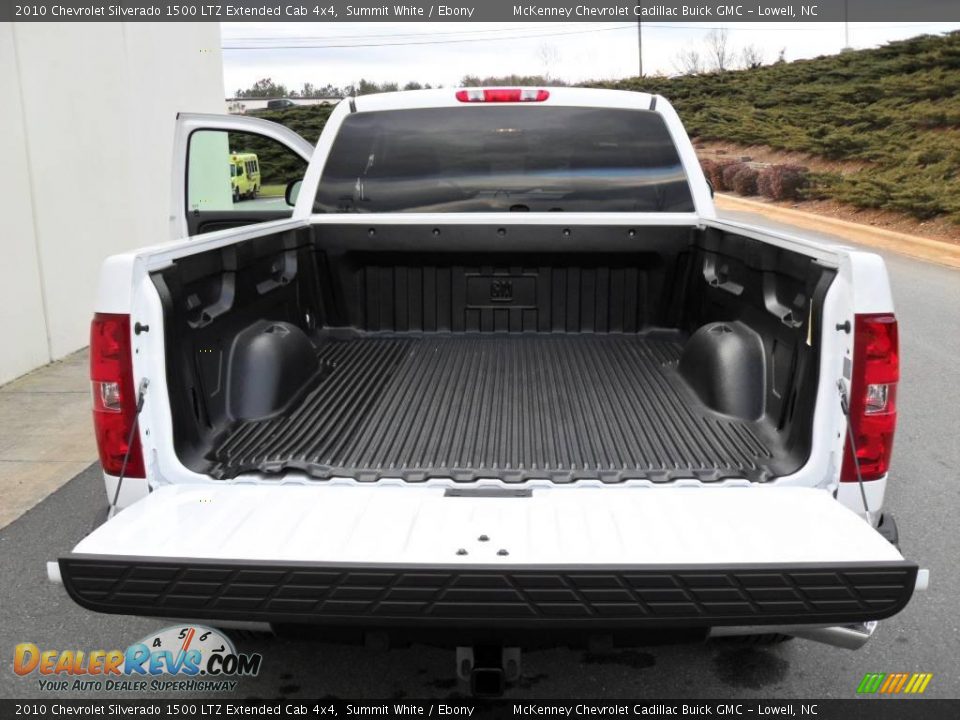 2010 Chevrolet Silverado 1500 LTZ Extended Cab 4x4 Summit White / Ebony Photo #16
