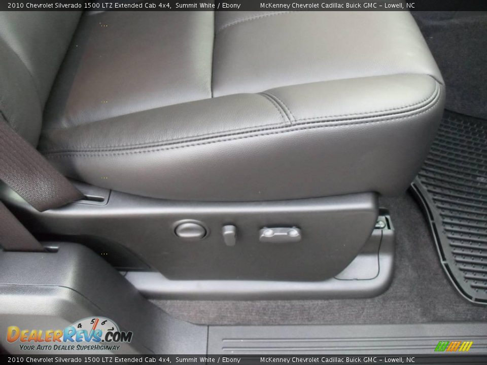 2010 Chevrolet Silverado 1500 LTZ Extended Cab 4x4 Summit White / Ebony Photo #18