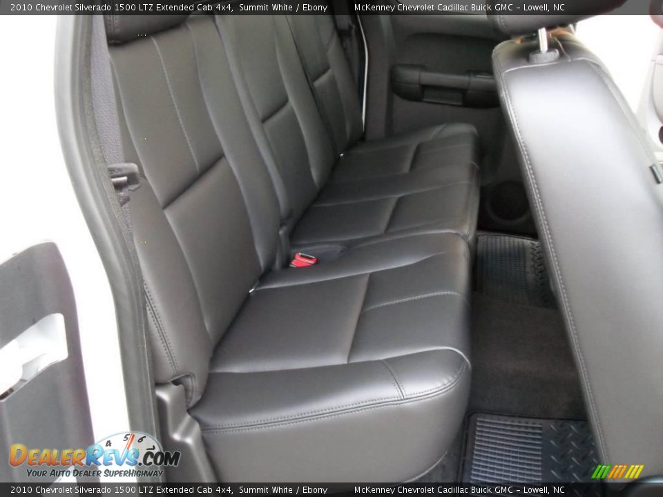 2010 Chevrolet Silverado 1500 LTZ Extended Cab 4x4 Summit White / Ebony Photo #19