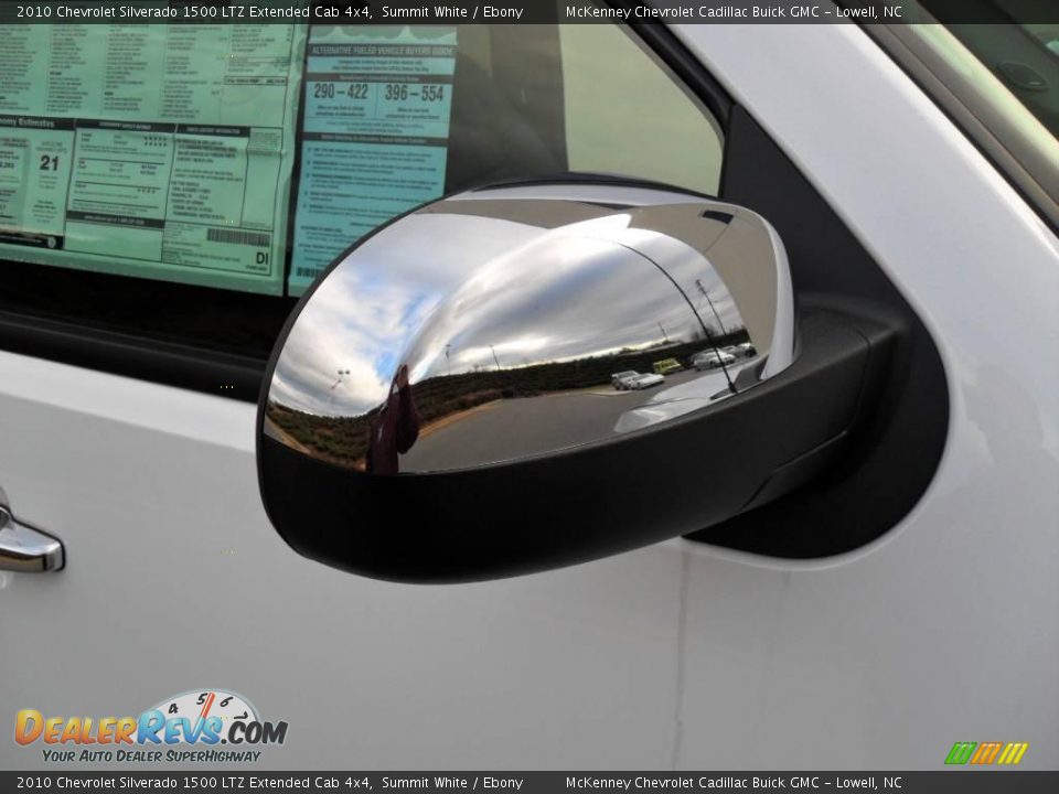 2010 Chevrolet Silverado 1500 LTZ Extended Cab 4x4 Summit White / Ebony Photo #23